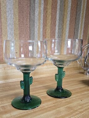 Cactus Margarita Glasses
